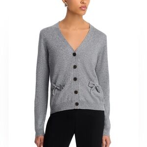 NWT Jumper 1234 Cashmere Bow Pocket Cardigan